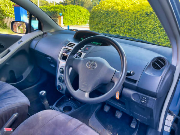 Toyota Yaris for sale in Sydney - view from the drivers seat