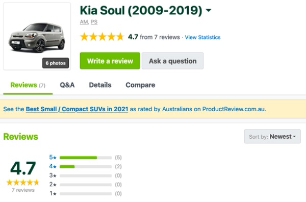 Kia Soul Customer Reviews and Comments - Sydneycars