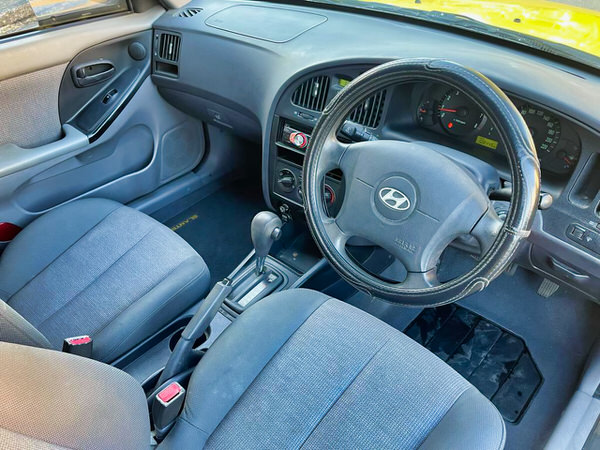 Used Hyundai Elantra for sale in Sydney - view from the drivers seat in this automatic model