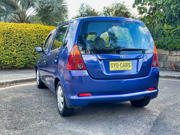 Used Daihatsu YRV for Sale in Sydney - photo showing rear passenger side angle view