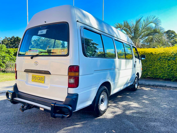 Toyota Hiace for sale - view from the rear drivers side angle