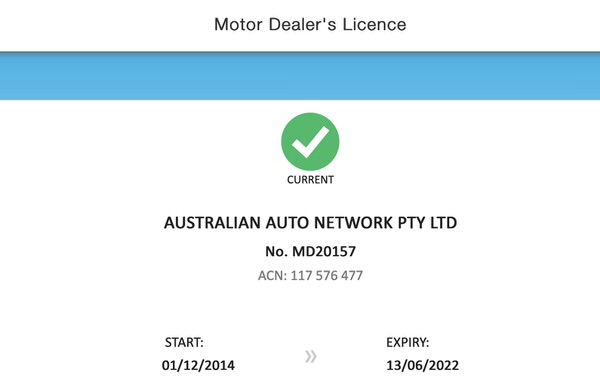 NSW Public Register - Motor Dealer Licence - Sydneycars 11-15 Clevedon Street, Botany, Sydney, Postcode 2019