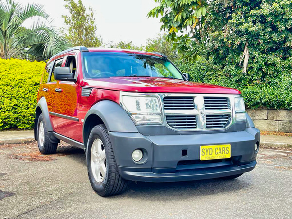 Used Dodge Nitro for sale in Sydney - photo showing the front drivers side low angle view
