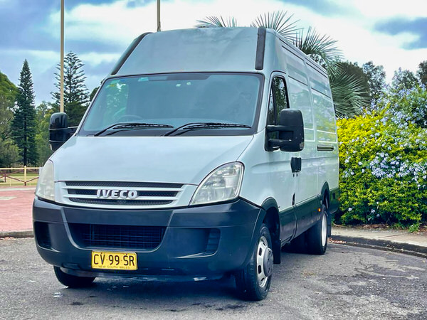 Used Iveco Daily for Sale - Fully Refrigerated and insulated van - photo of the front passenger side angle view
