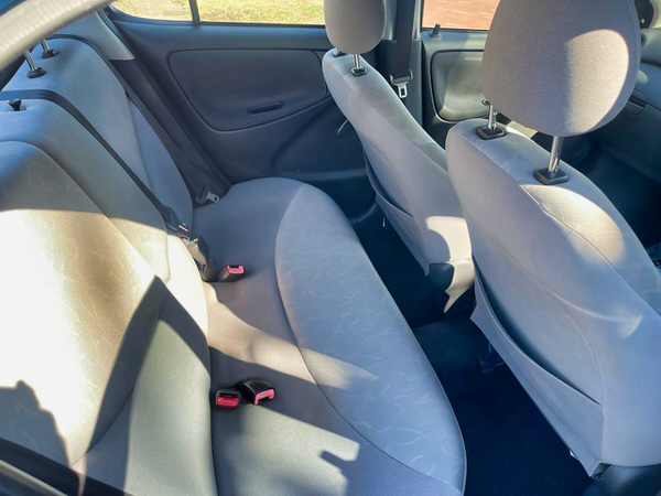 Used Toyota Echo for Sale - Automatic - photo of the rear seats in good condition