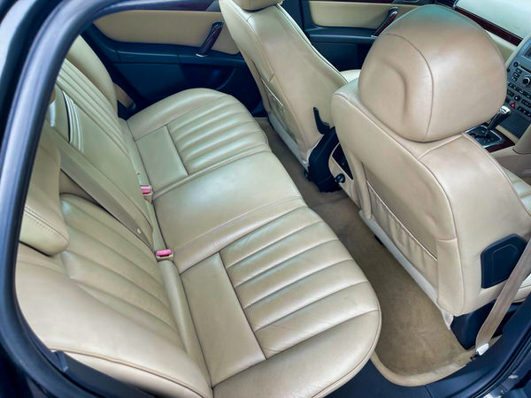 Used Peugeot 407 for sale in Sydney - Automatic | photo showing the rear leather seats in great condition