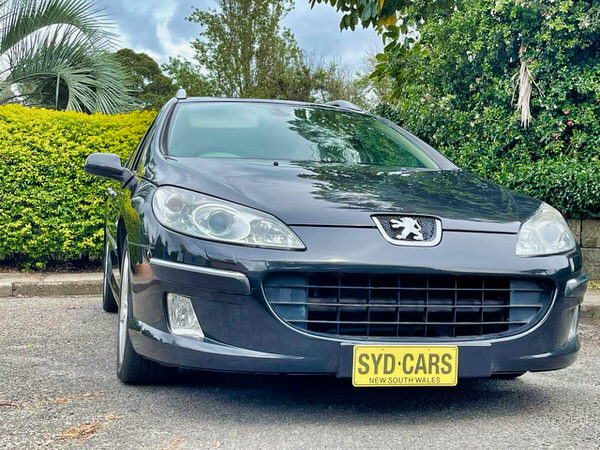 Used Peugeot 407 for sale in Sydney - Automatic | photo showing the front drivers side angle view