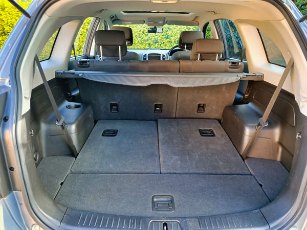 Used Holden Captiva for sale Automatic 7 seater model - photo showing the rear seats folded down and plenty of room for luggage
