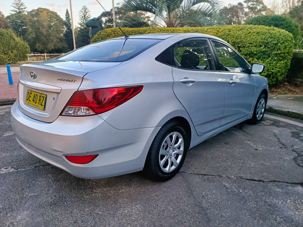 Used Hyundai for sale in Sydney - automatic model - photo from rear drivers side angle view