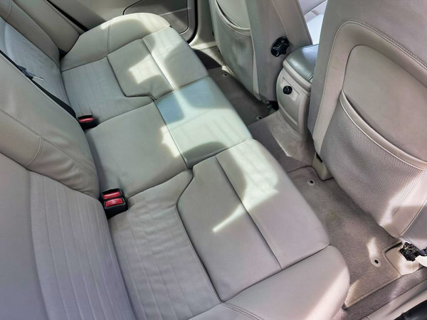 Photo showing the rear full leather seats inside this used Volvo for sale - Automatic S40 Model