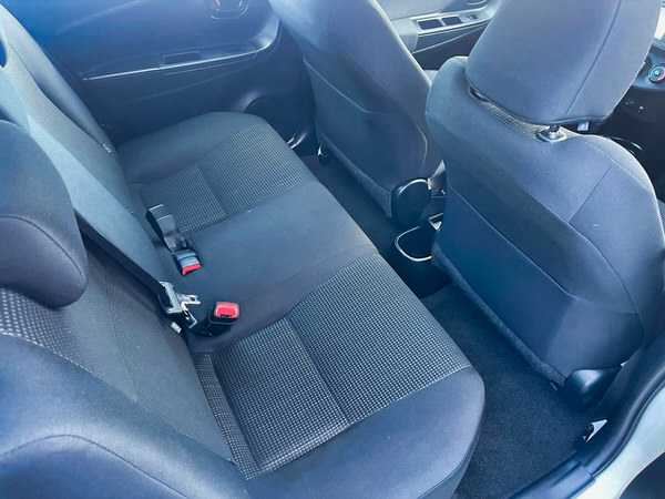 Used Toyota Yaris - automatic 2019 model low kms - photo showing the back seats