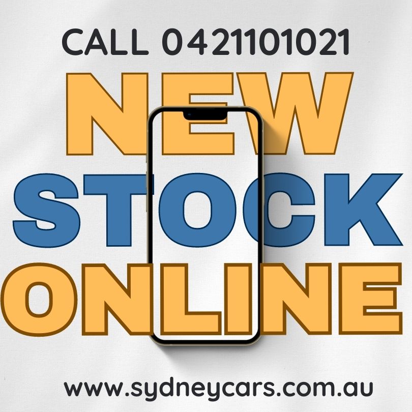 New used cars for sale now in stock at Sydneycars - best range of used cars under $10,000 in Sydney - photo showing the telephone number to call to see our latest used cars for sale