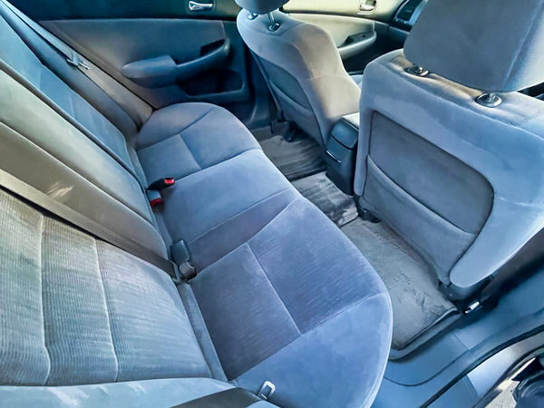 Used Honda Accord for sale in Sydney - Automatic Model. Photo showing the rear seats in excellent condition and they look like new!