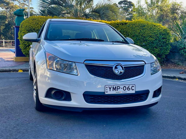 Holden Cruze for sale - 2012 White automatic model - photo of the view from the front drivers side slight angle 
