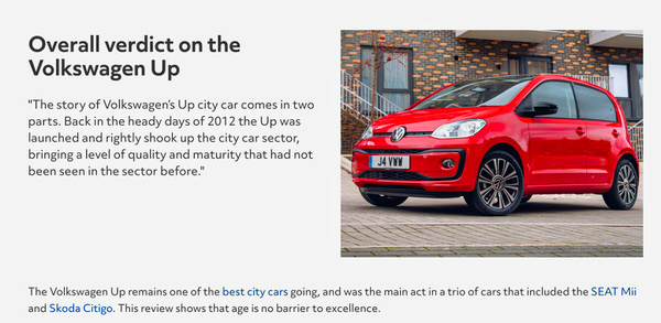 Volkswagen Up 2012 2023 Review heycar UK 1