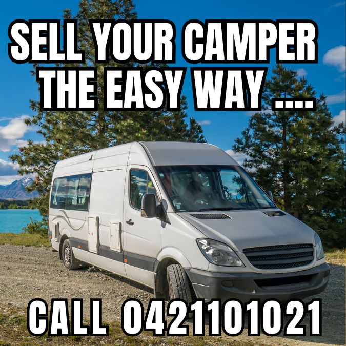 Image showing a campervan for sale and the telephone number for Sydneycars. We buy all types of campervans and cars for cash or can do part exchanges for any of our vehicles for sale