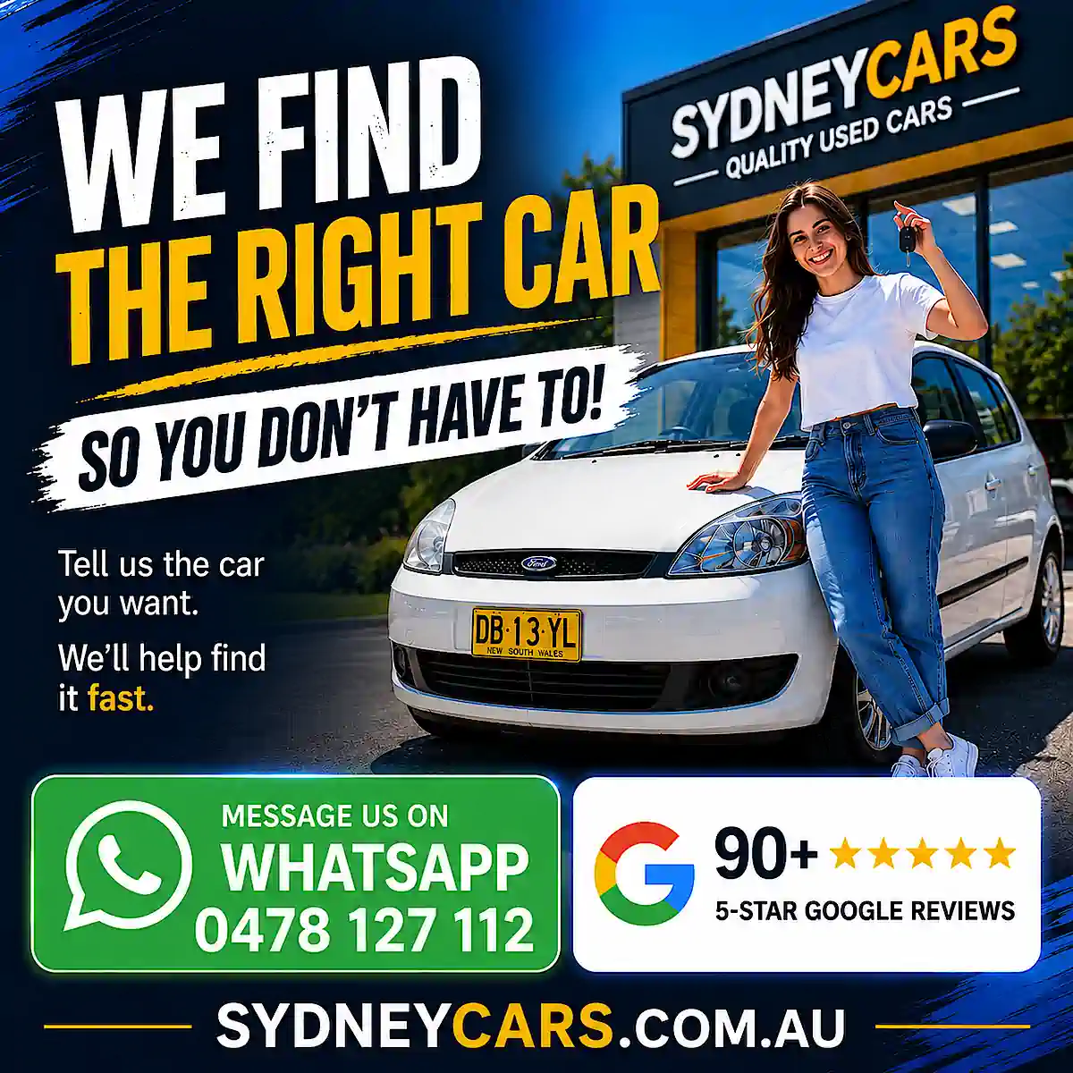 Can't find the used car you are looking for - whatsapp Sydneycars at 0478127112 + we will find it for you
