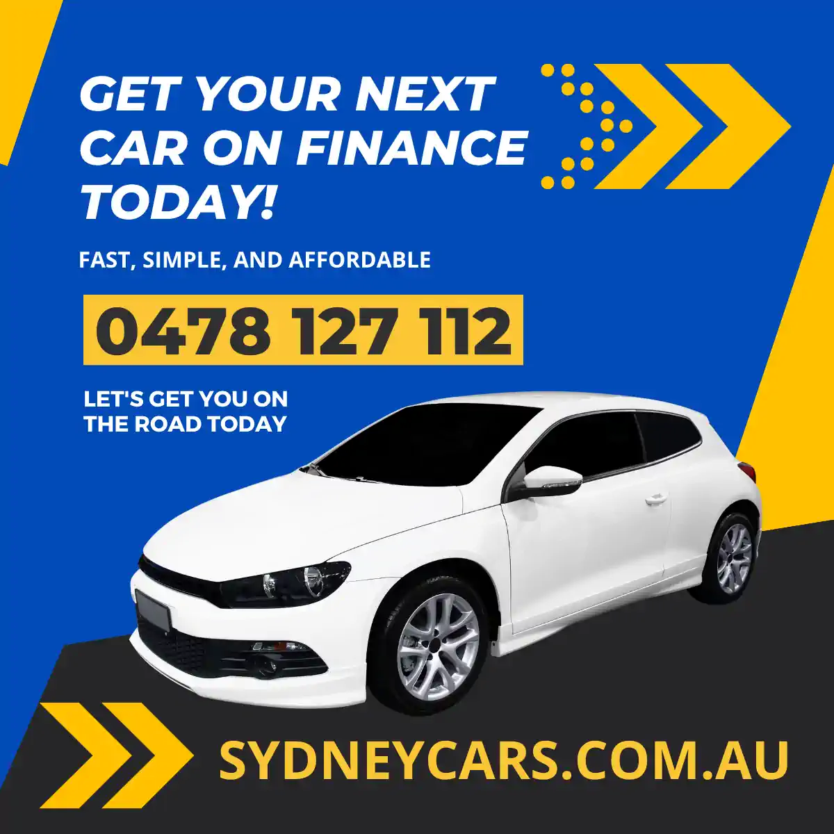 Get your next used car on finance today at Sydneycars Botany – Fast and affordable car loans. Call Maxi on 0478 127 112